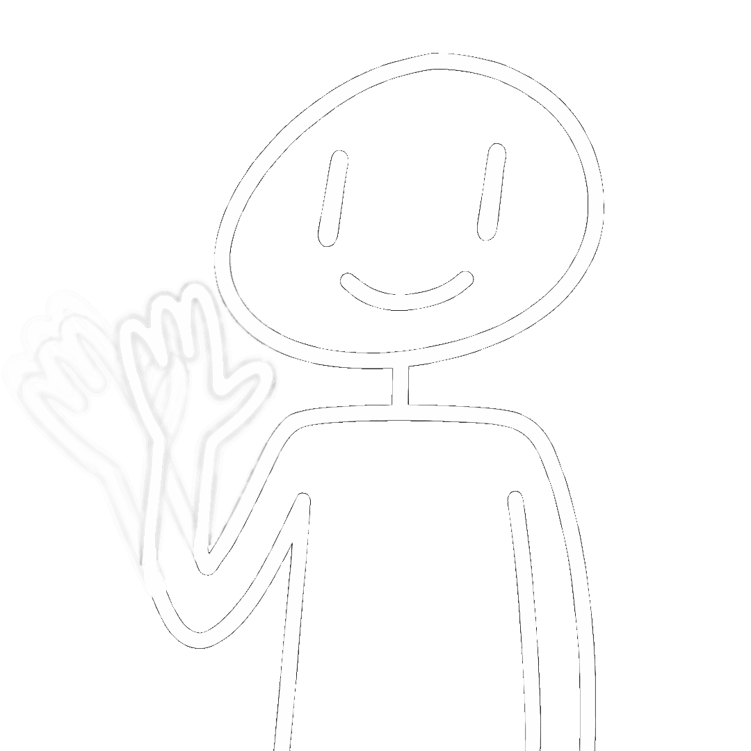 mascot waving